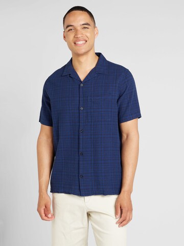 GAP Regular Fit Hemd in Blau: Vorderseite