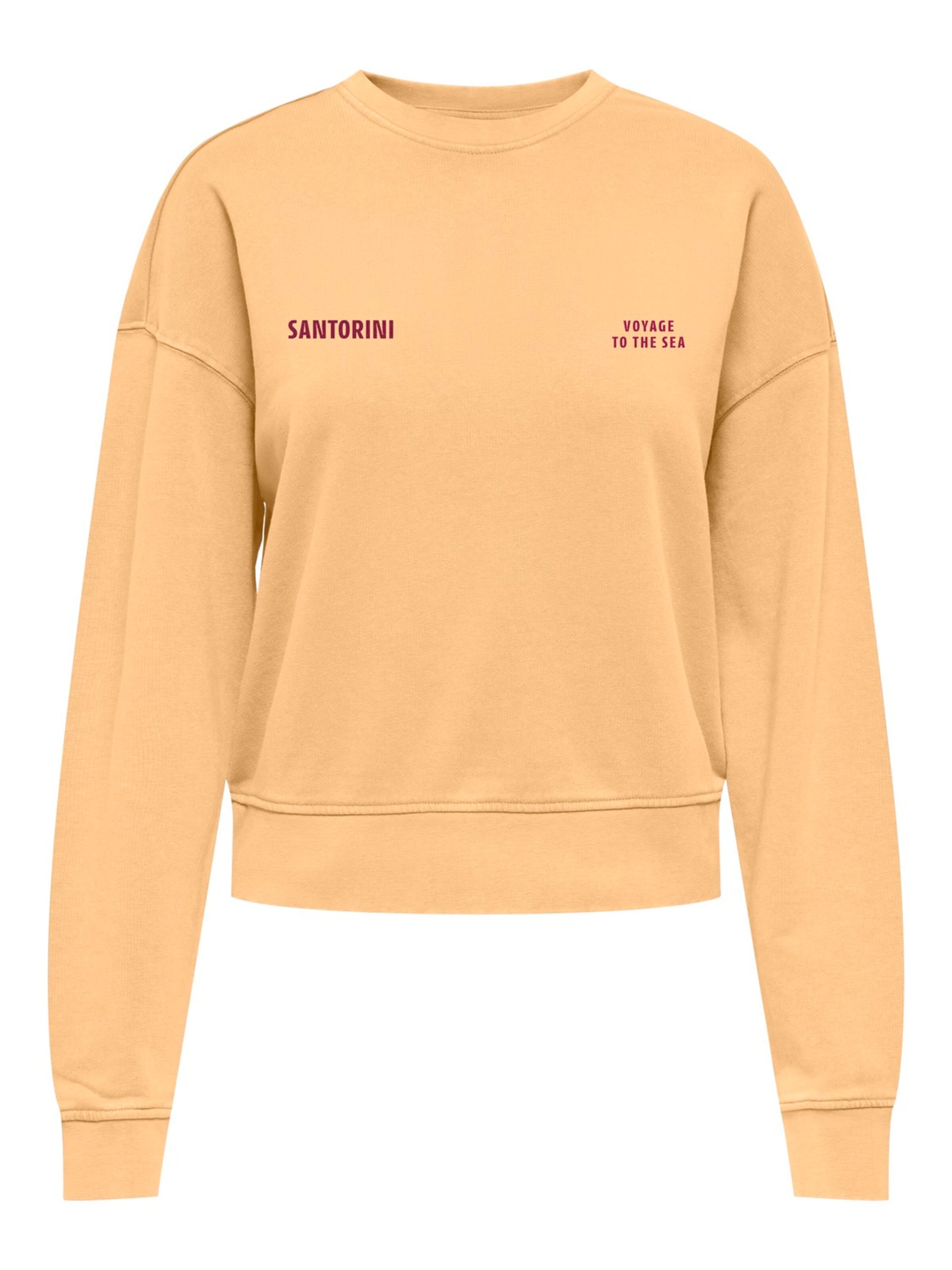 ONLY Sweatshirt 'Tabba' in Orange: front