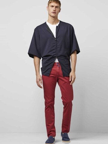 Coupe slim Pantalon MEYER en rouge