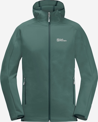 JACK WOLFSKIN Outdoorjacke 'ALPGRAT' in grau / jade, Produktansicht