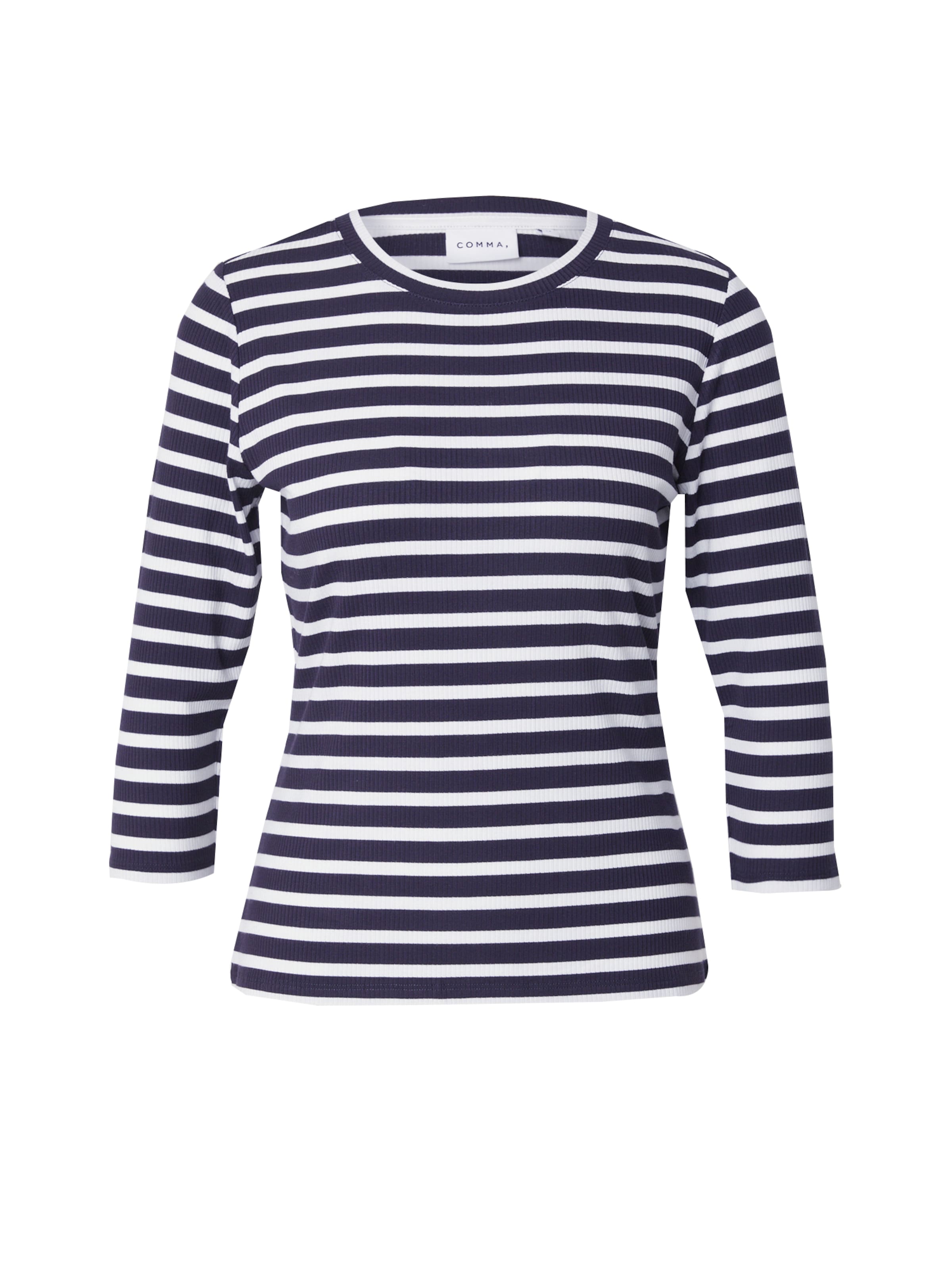 COMMA Tričko - námořnická modř / bílá, Produkt