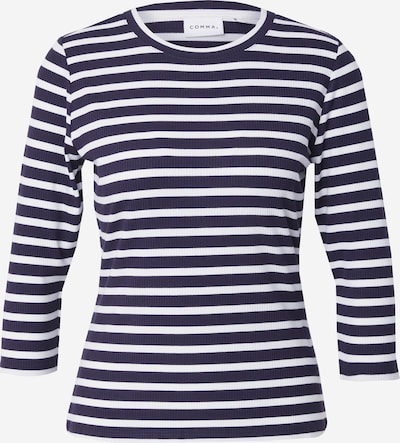 COMMA Majica u mornarsko plava / bijela, Pregled proizvoda