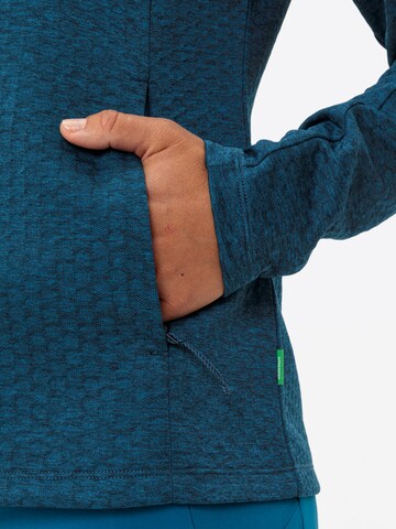 VAUDE Sports sweat jacket 'Skomer' in Blue