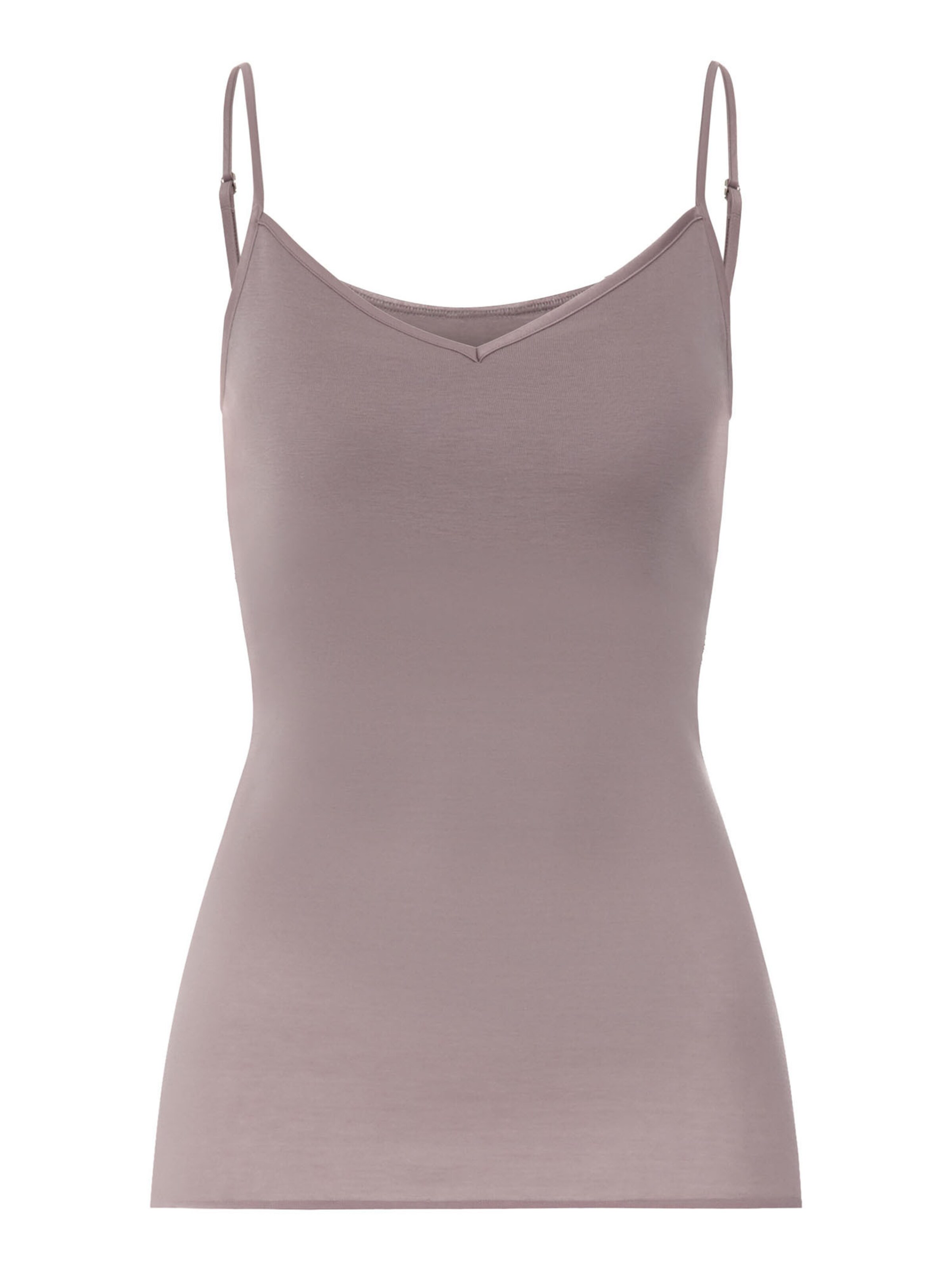 Hanro Top ' Cotton Seamless ' in Grijs: voorkant