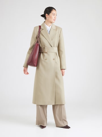 PATRIZIA PEPE Overgangsfrakke i beige: forside