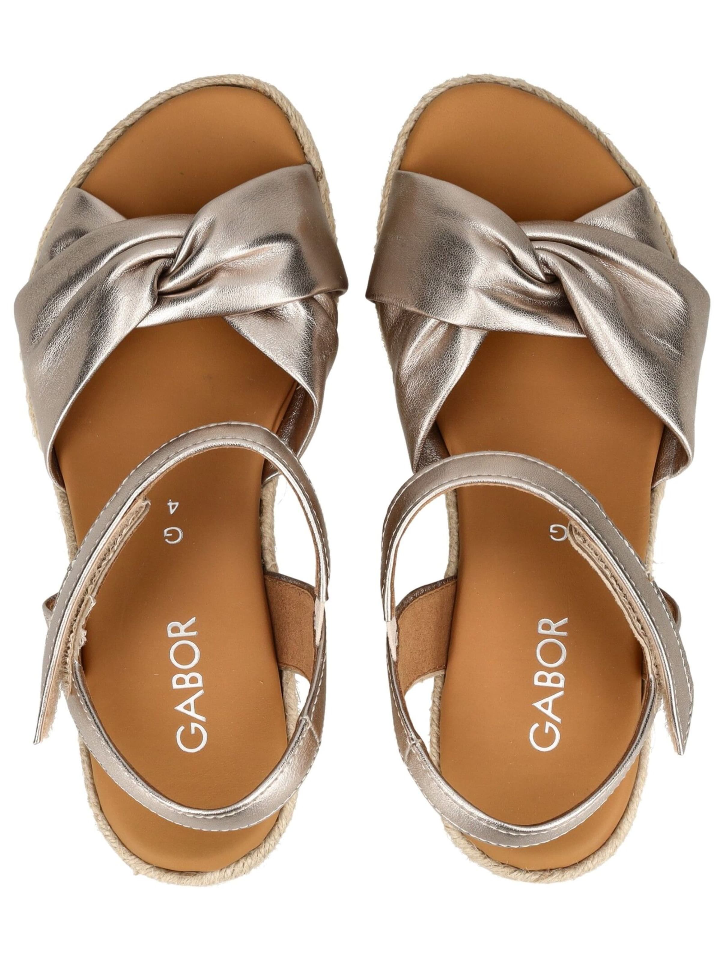 GABOR Sandale in Gold