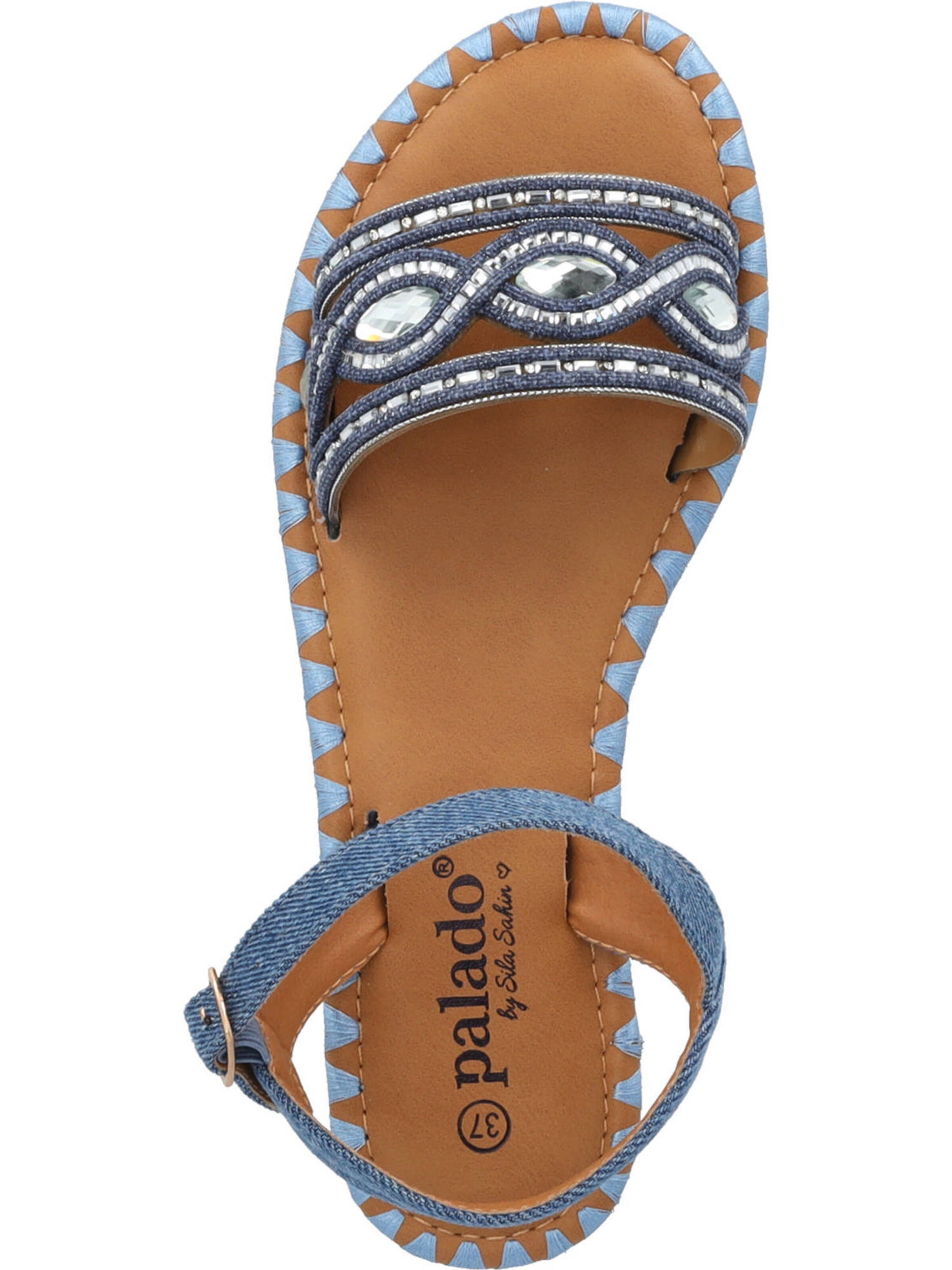 Palado by Sila Sahin Sandalen met riem 'Naforao' in Blauw