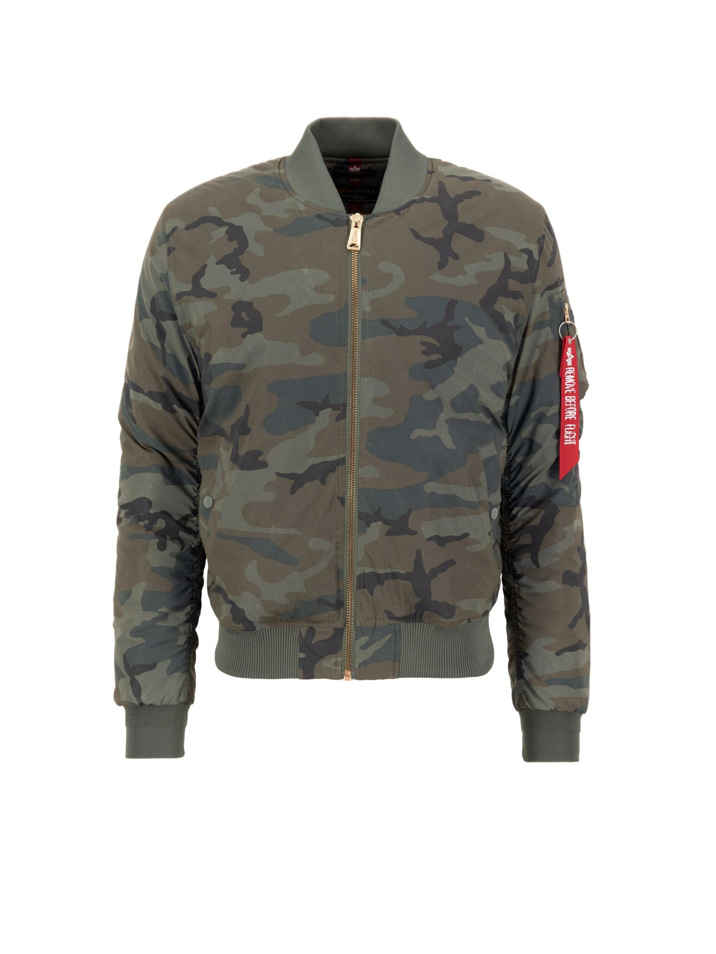 ALPHA INDUSTRIES Übergangsjacke 'MA-1 VF 59 Reflective'‌‌‌‌‌‌‌‌‌‌ in Mischfarben: Vorderseite