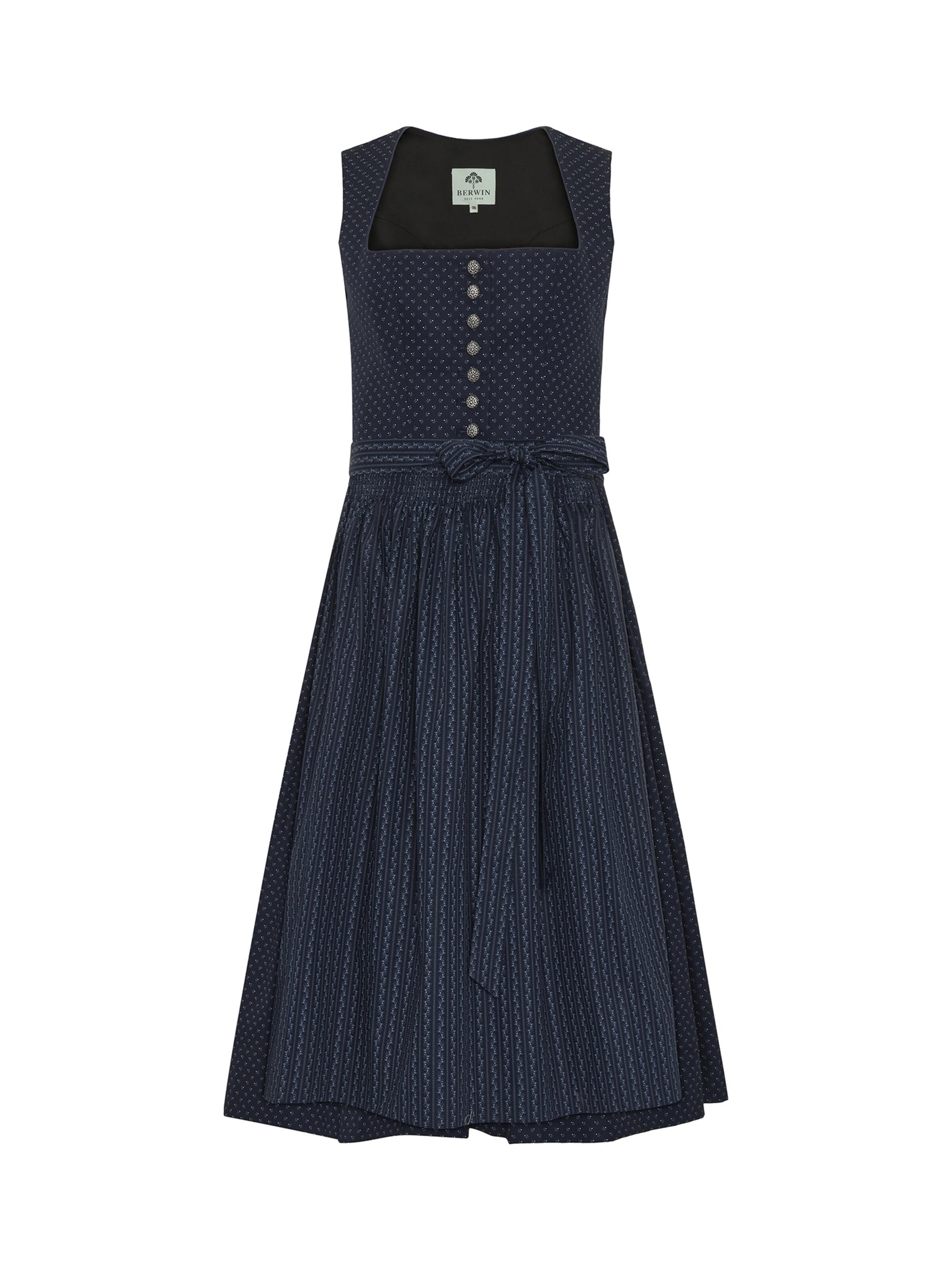 BERWIN & WOLFF Dirndl‌‌‌ in Blau: Vorderseite