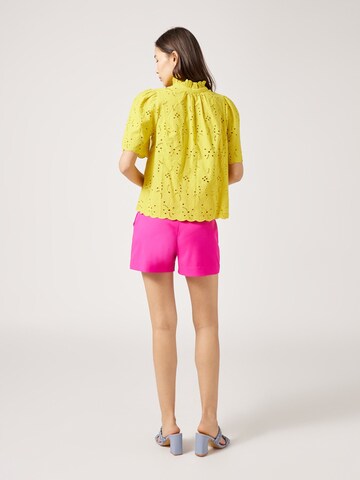 NAF NAF Blouse 'Evual' in Yellow