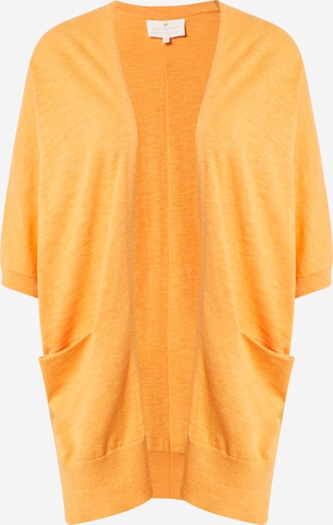 LIEBLINGSSTÜCK Gebreid vest 'Tally' in Oranje: voorkant