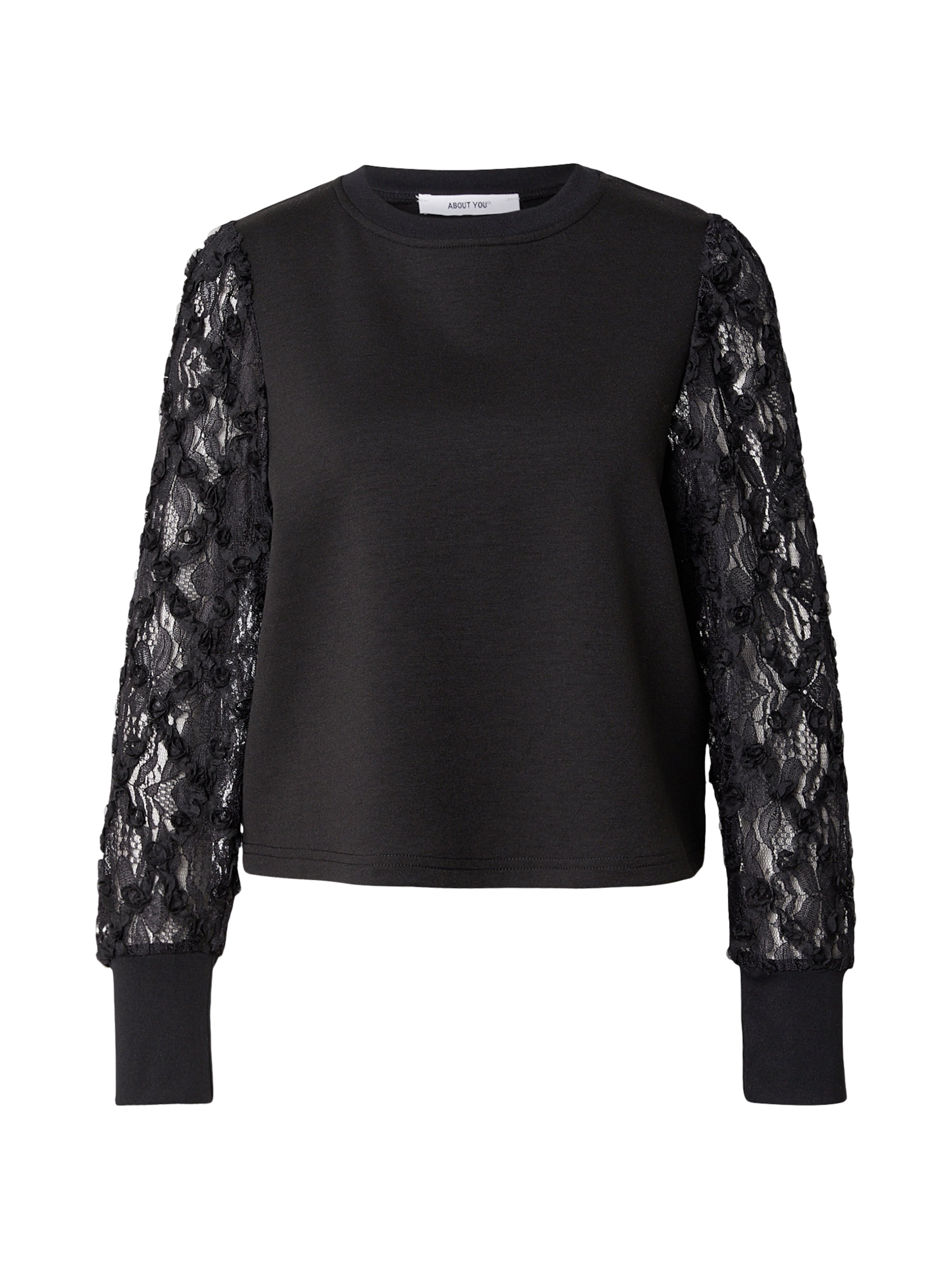 ABOUT YOU Sweatshirt 'Dorothee' i svart: framsida