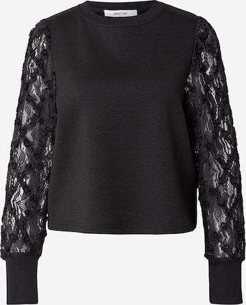 ABOUT YOU Collegepaita 'Dorothee' värissä musta: etupuoli