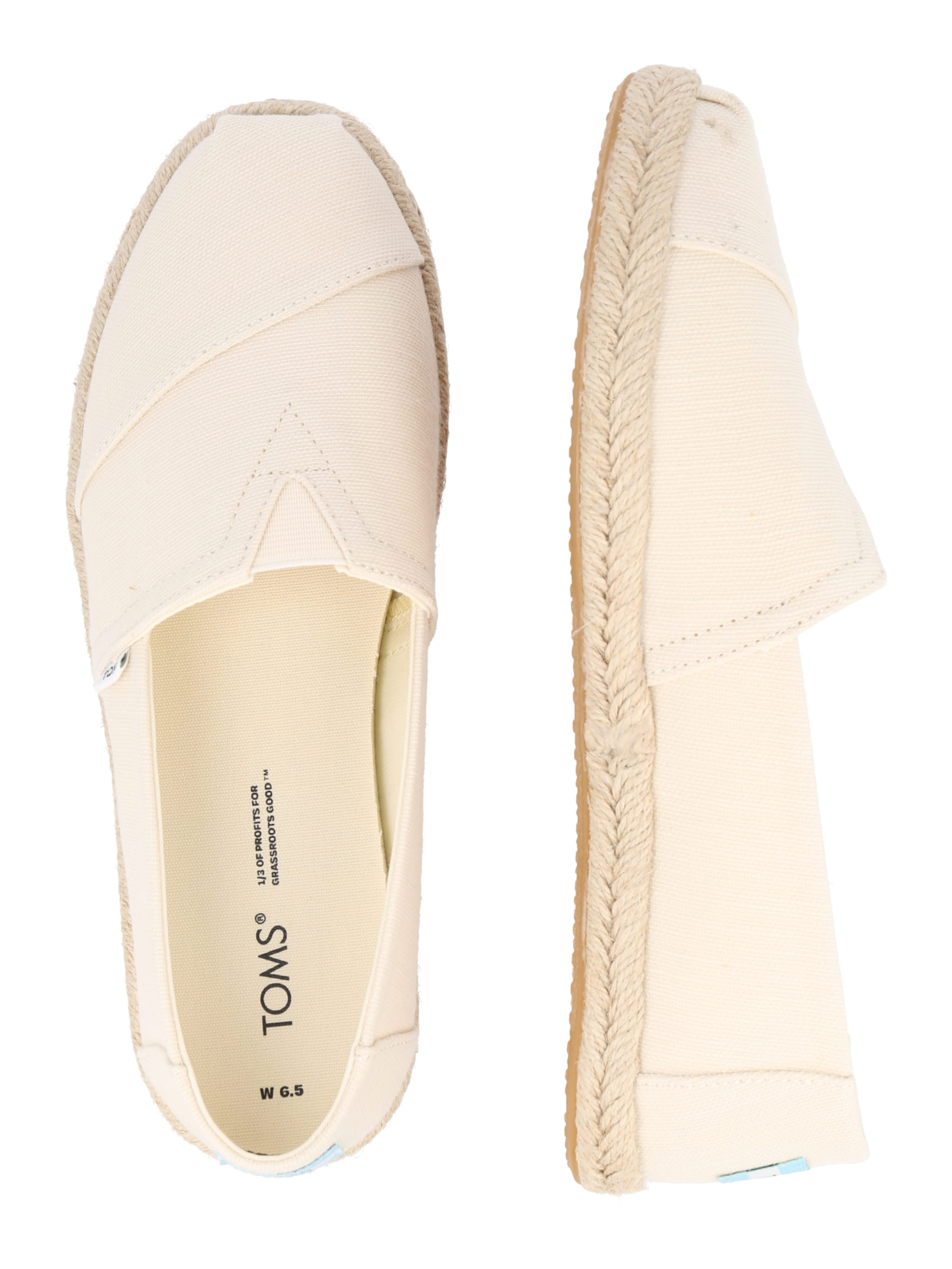 Espadrilles 'ALPARGATA ROPE' TOMS en beige