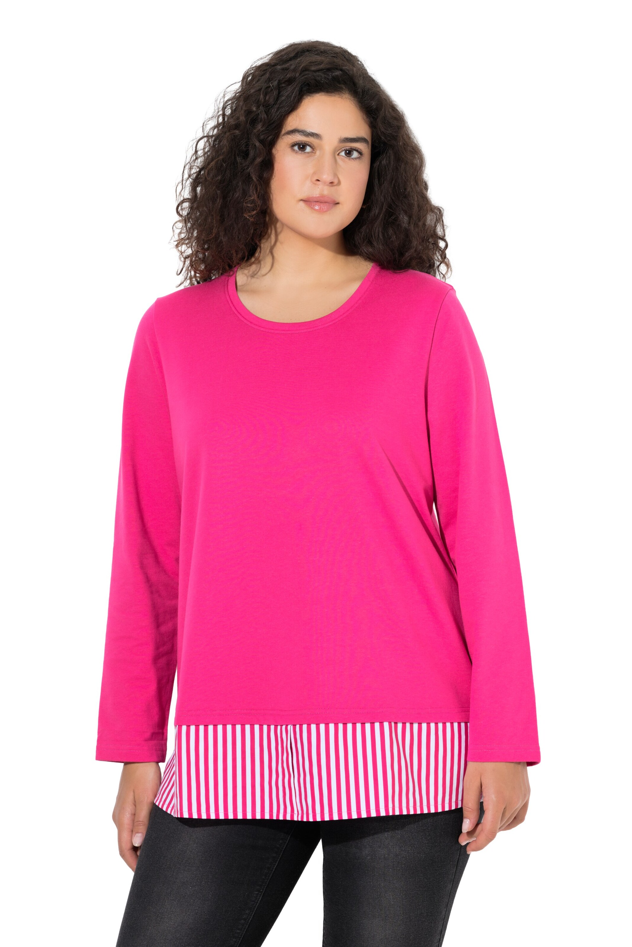 Ulla Popken Shirt in Pink: front