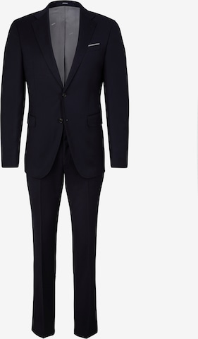 JOOP! Slim fit Suit ' Haspar-Bloom ' in Blue: front