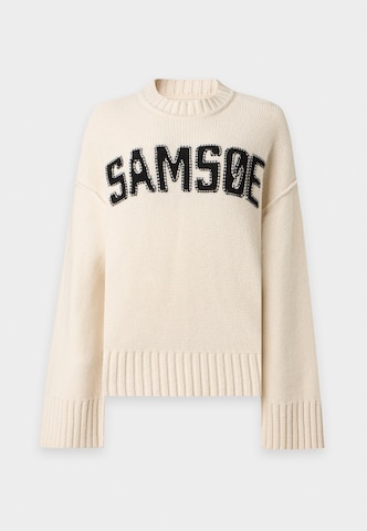 Samsøe Samsøe Sweter 'SAKEIKU' w kolorze beżowy: przód