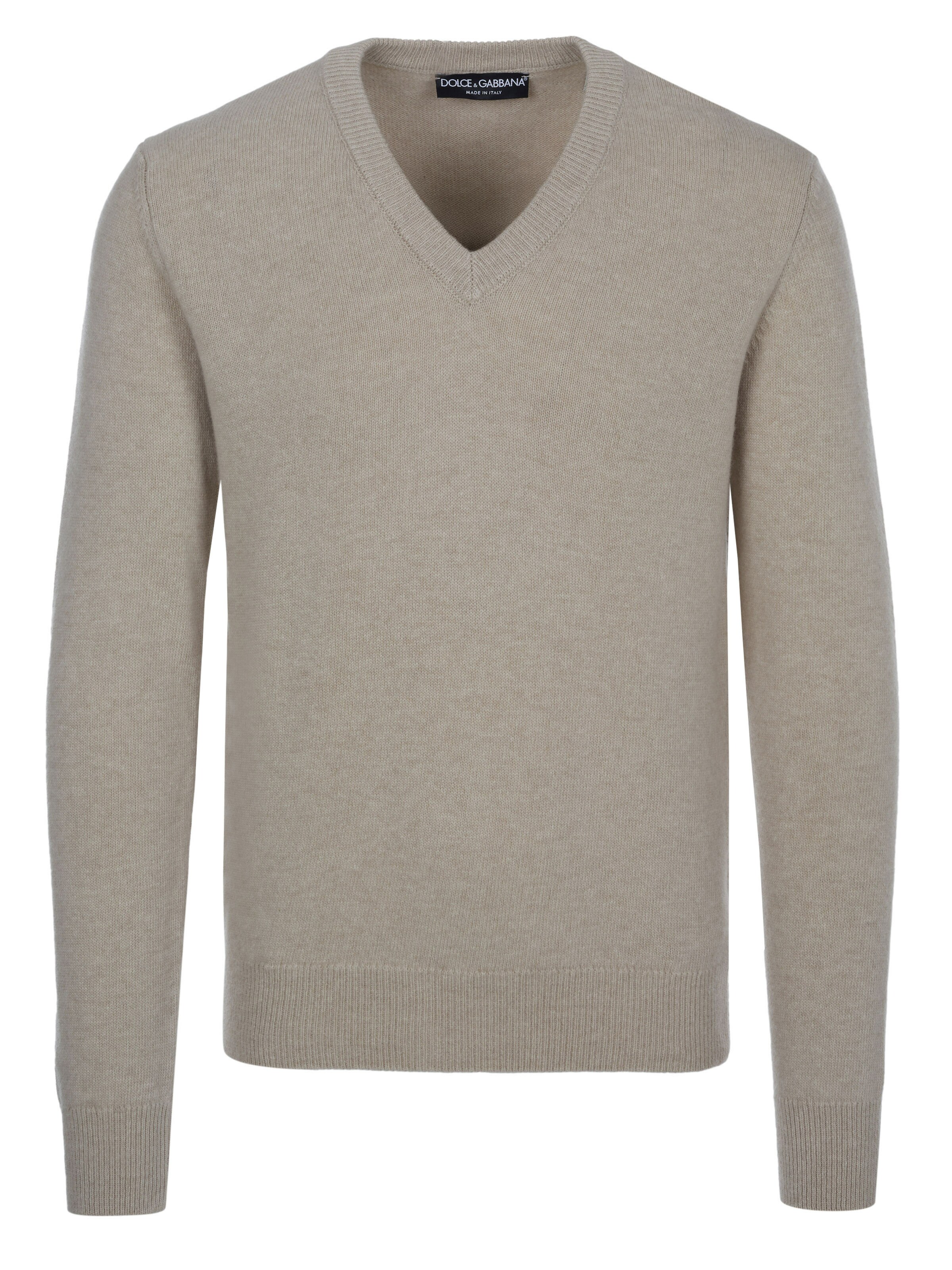 DOLCE & GABBANA Trui 'für Herren' in Beige: voorkant