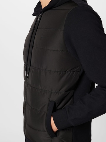 Hackett London - Sudadera con cremallera en negro