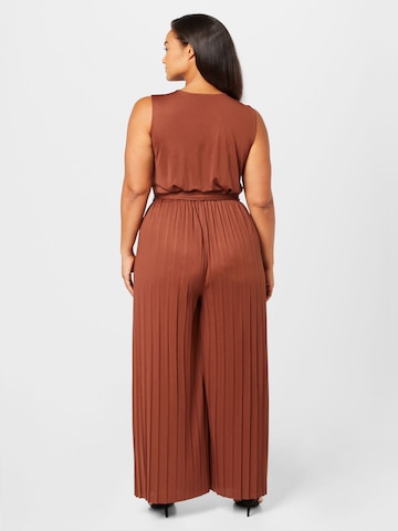 ABOUT YOU Curvy Jumpsuit 'Lola' i brun