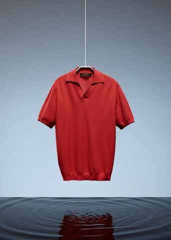MANGO MAN Poloshirt 'Milo' in Rot