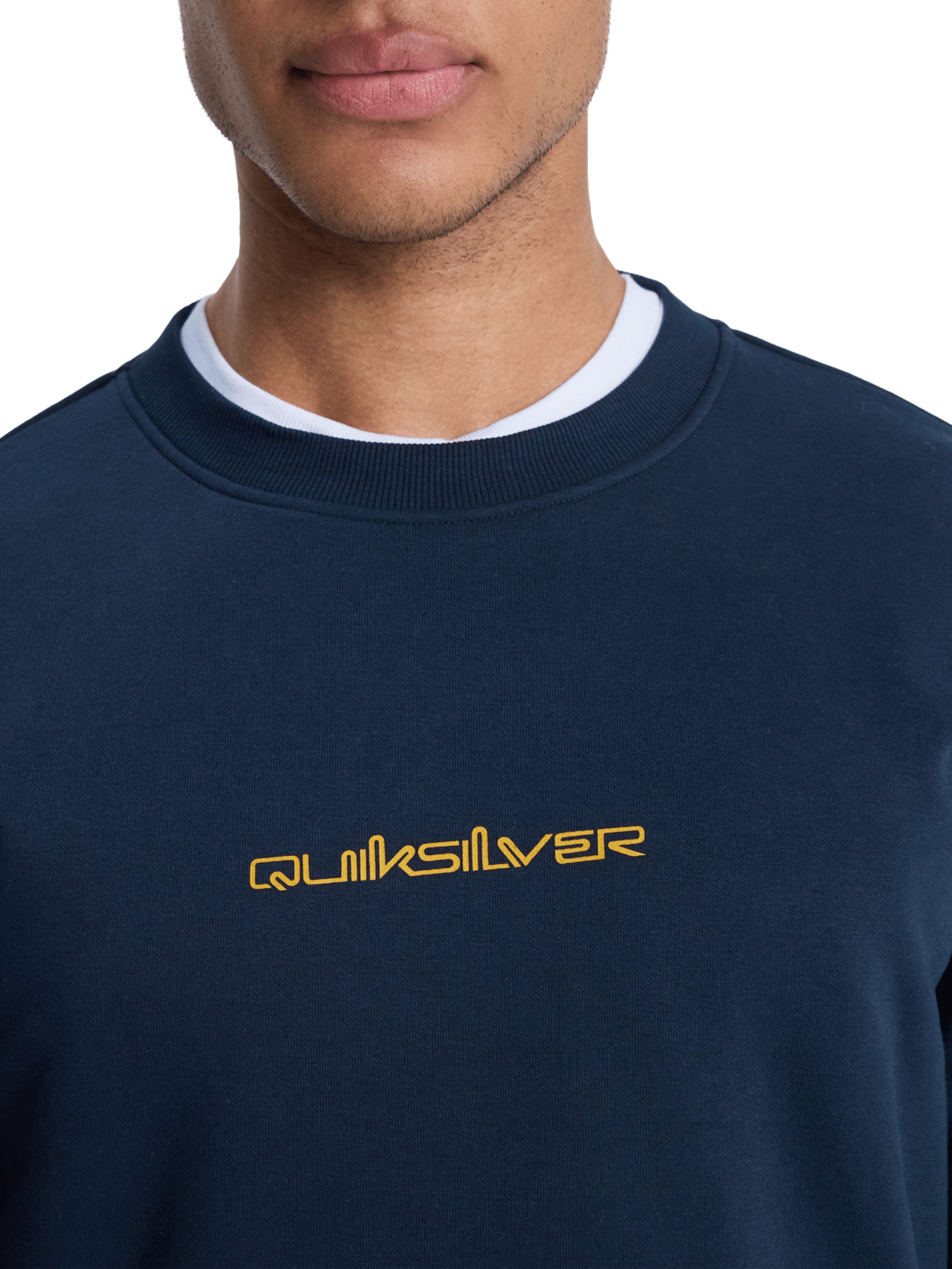 QUIKSILVER Sweatshirt 'Graphic' in Blau