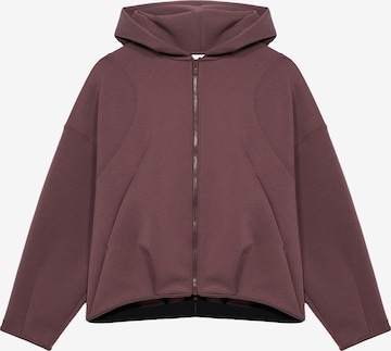 NIKE Sportssweatjakke i brun: forside