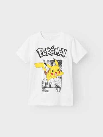 NAME IT T-Shirt 'NOISI POKEMON' in Weiß