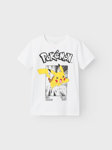 NAME IT Shirt 'NOISI POKEMON' in White