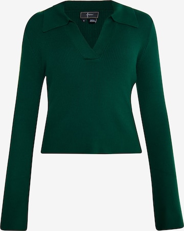 Pull-over 'Dulcey' faina en vert : devant