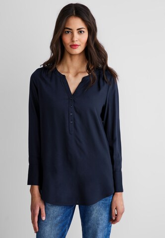 STREET ONE Blouse 'Bamika' in Blue: front