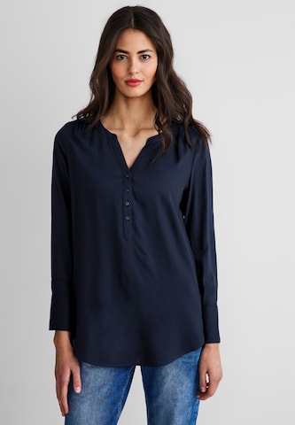 STREET ONE Blouse 'Bamika' in Blue: front