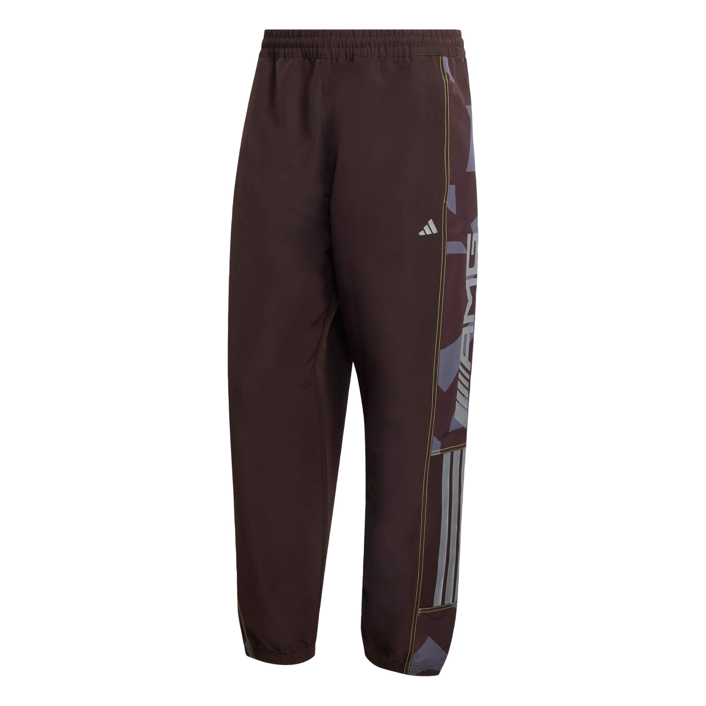 ADIDAS PERFORMANCE Tapered Sports trousers 'AMG' in Brown: front