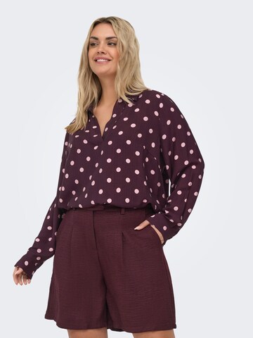 ONLY Carmakoma - Blusa 'CARFannil' en rojo: frente