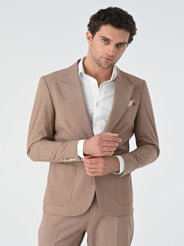 Antioch - Ajuste estrecho Chaqueta saco en marrón