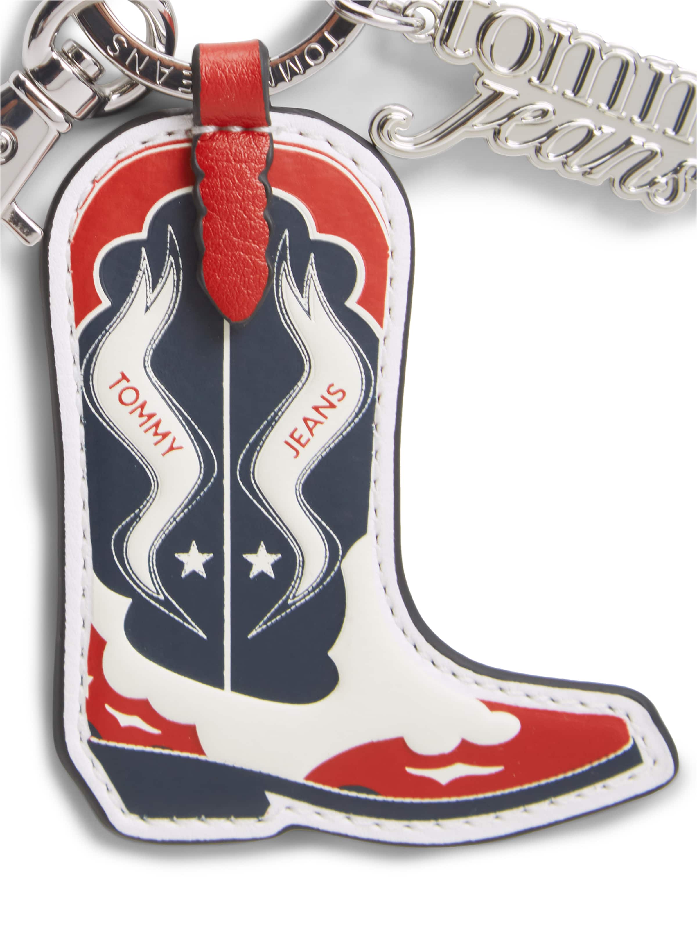 Tommy Jeans Schlüsselanhänger 'COWBOY CHARM' in Weiß