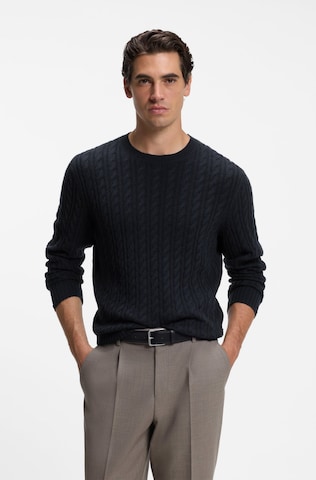 BOSS Sweater 'Furlan' in Blue: front