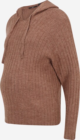Vero Moda Maternity Sweater in Brown: front
