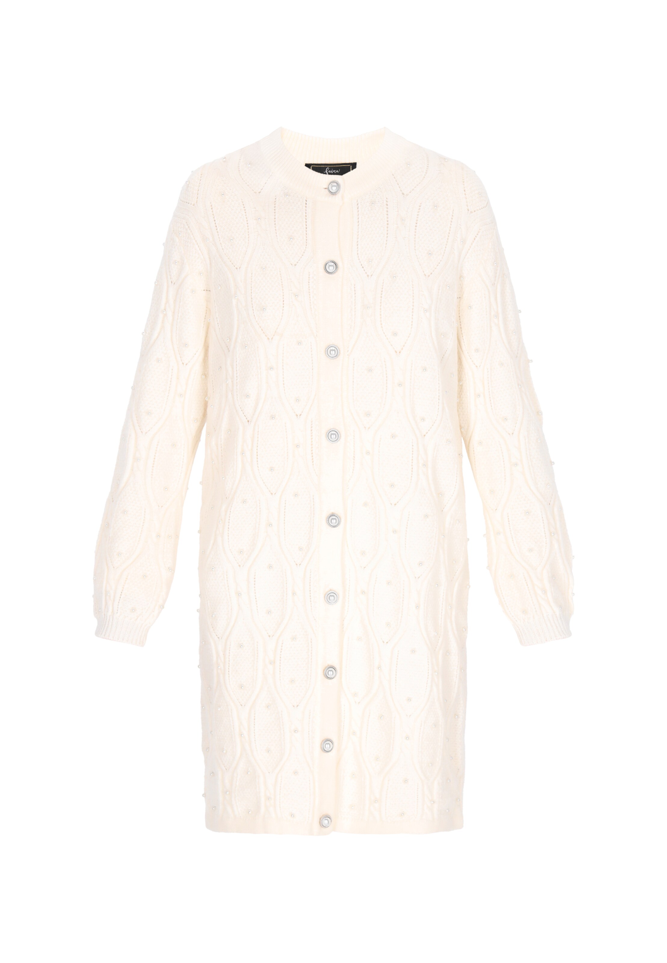 faina - Casaco de malha em branco: frente