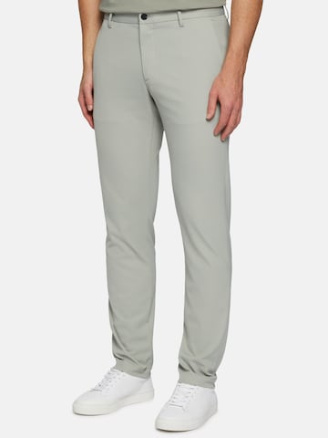 Boggi Milano Slimfit Broek in Grijs: voorkant