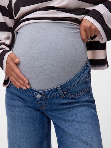 Vero Moda Maternity - Pierna ancha Vaquero en azul
