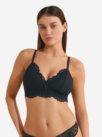 ETAM Triangle Bra 'Etreinte' in Blue: front