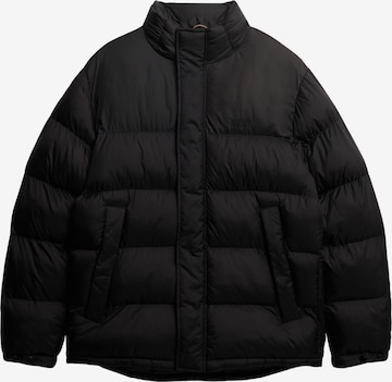 Veste mi-saison Superdry & Co en noir : devant