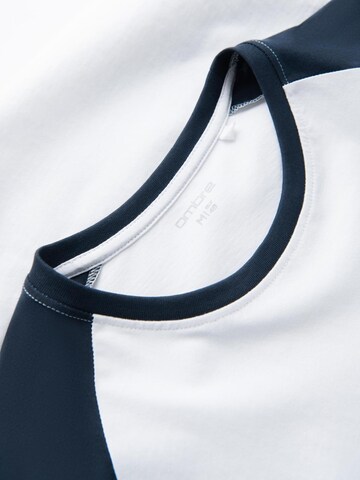 Ombre Shirt in Blau