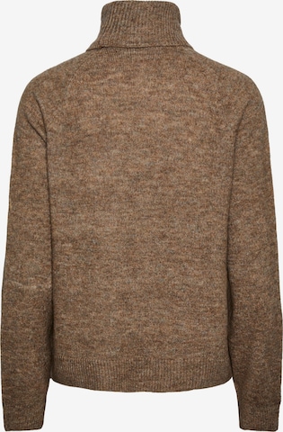 PIECES Sweater 'Juliana' in Brown