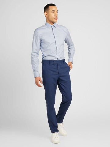 OLYMP Slim fit Πουκάμισο για το γραφείο σε μπλε