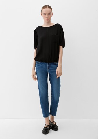 s.Oliver Blouse in Black