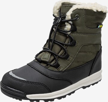 ZigZag Snowboots 'Komur' in Groen: voorkant