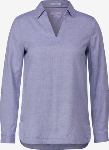 CECIL Bluse 'Chambray' in Blau: predná strana