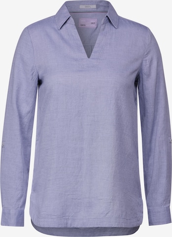 CECIL Blouse 'Chambray' in Blue: front